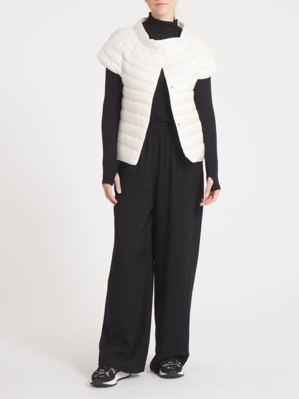 Cotes of London The St Barts Down Vest in Ivory